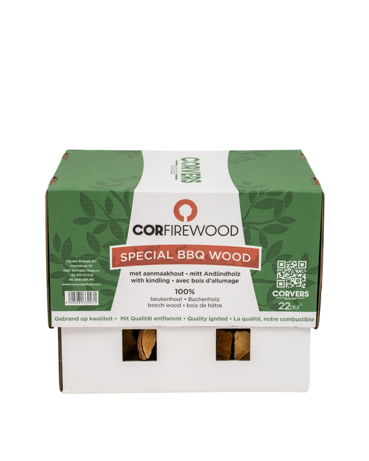 BBQ-hout - Doos 22 dm³